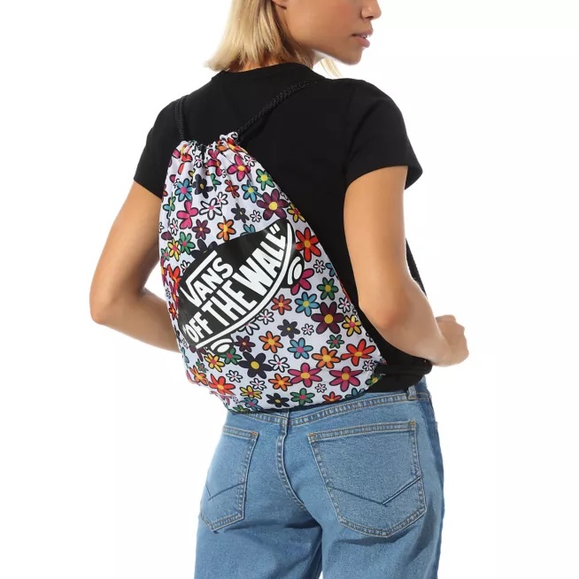 Túi dây rút Vans Vans Benched Bag Stacked Floral , balo dây rút Vans Vans Benched Bag Stacked Flora