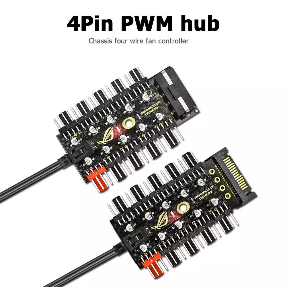 Fan hub rog 10 cổng