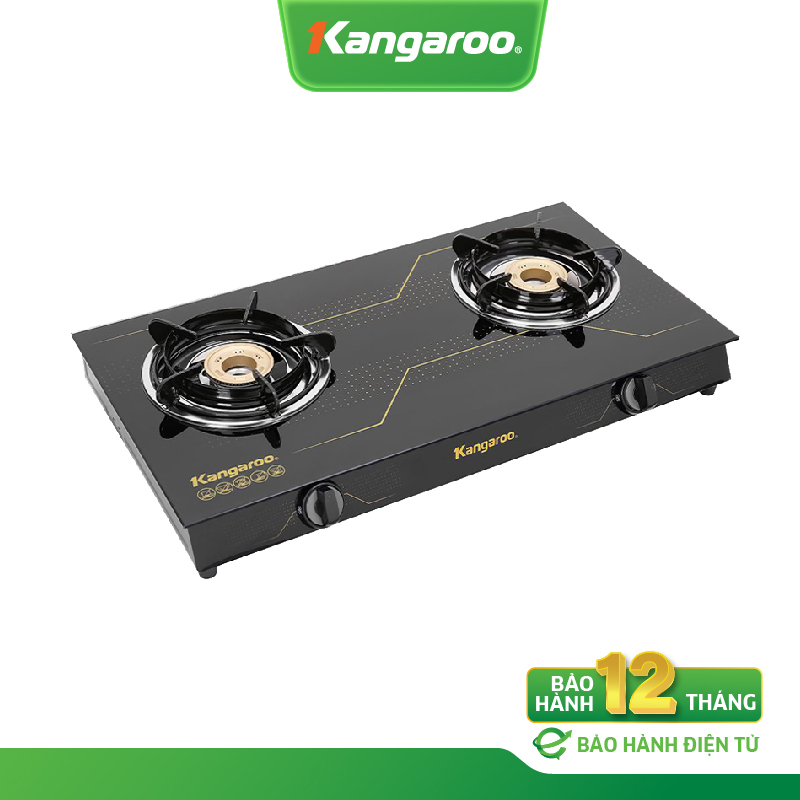 Bếp gas dương kính hai lò Kangaroo KG516M - Hàng chính hãng