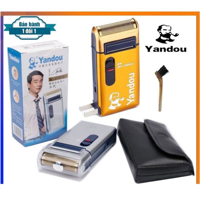 Máy Cạo Khô, Tông Đơ Cắt Tóc, Cắt Lông Mũi, Máy Cạo Râu Khô Yandou Cao Cấp  - Sản Phẩm Tiện Lợi Tiết Kiệm Chi Phí Dùng Tại Nhà Cho Nam Giới