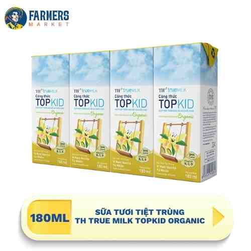 Sữa tươi tiệt trùng TH True Milk Topkid Organic