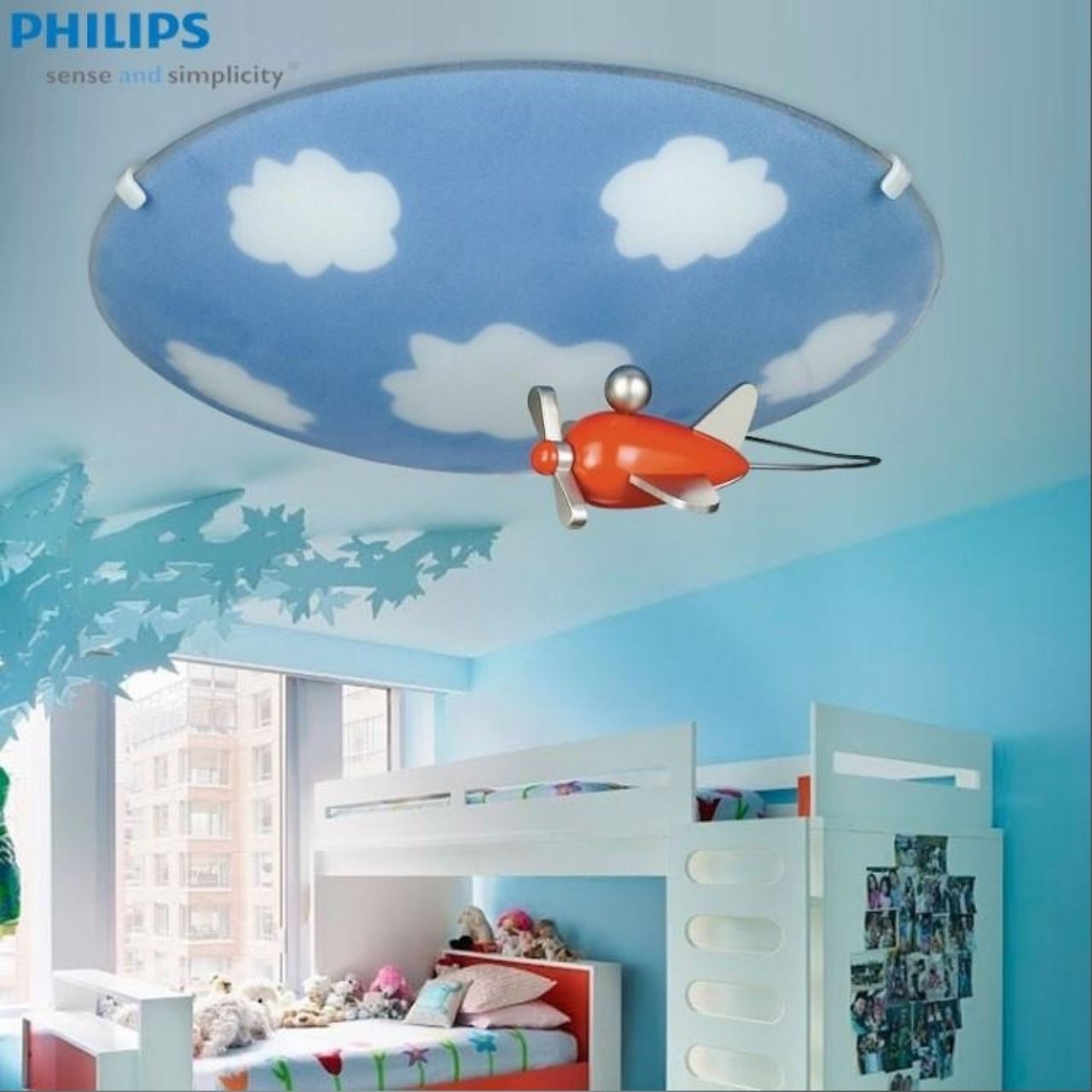 Đèn Ốp Trần Trẻ Em Philips QCG310 ceiling lamp mixed-hàng chính hãng