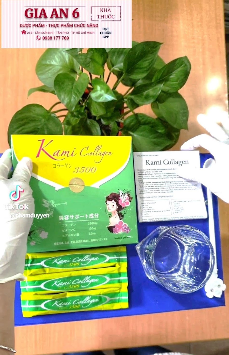 Kami colagen - gói uống đẹp da - nhập khẩu nhật bản.