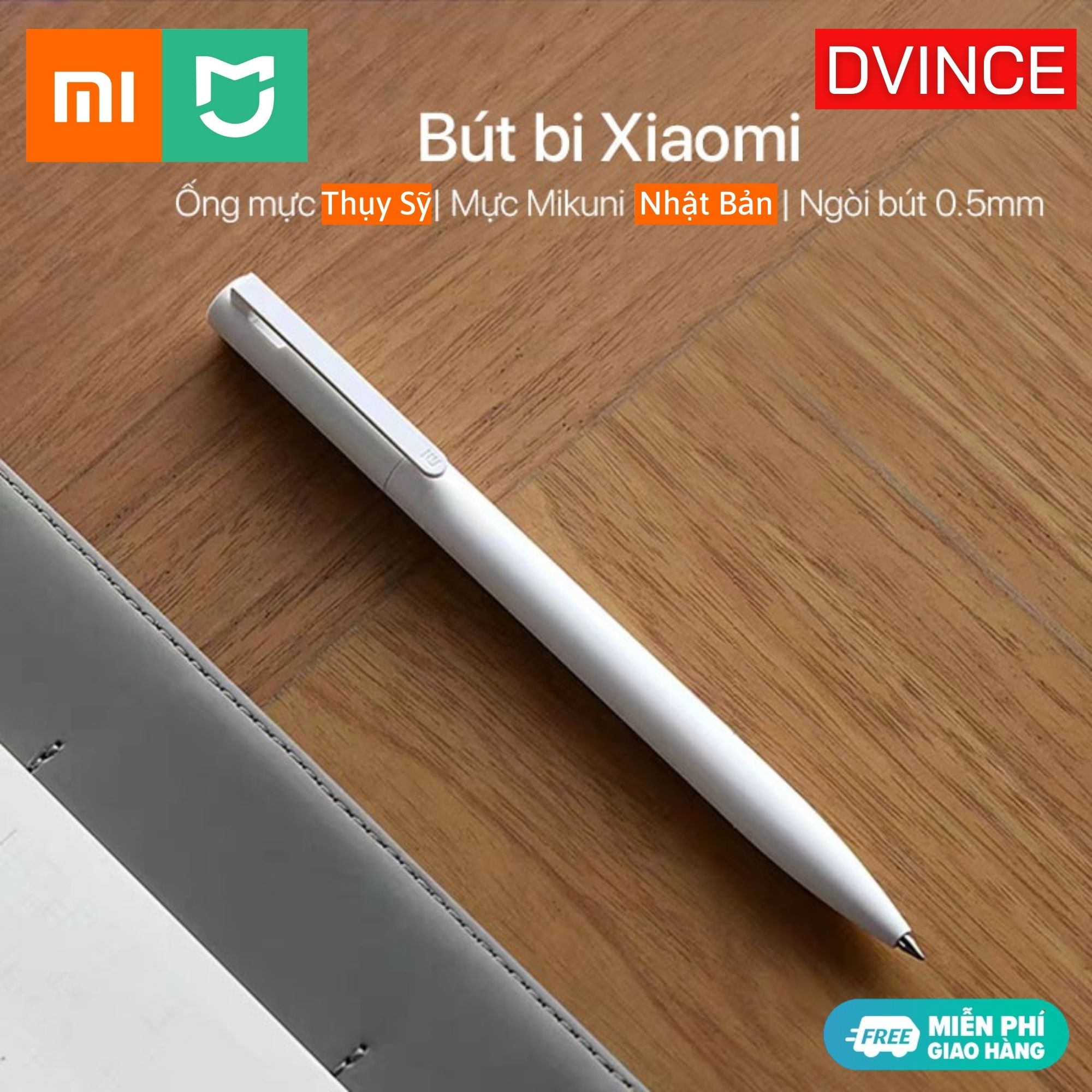 [HCM]Bút bi cao cấp Xiaomi (Mực Đen) - Hàng chính hãng