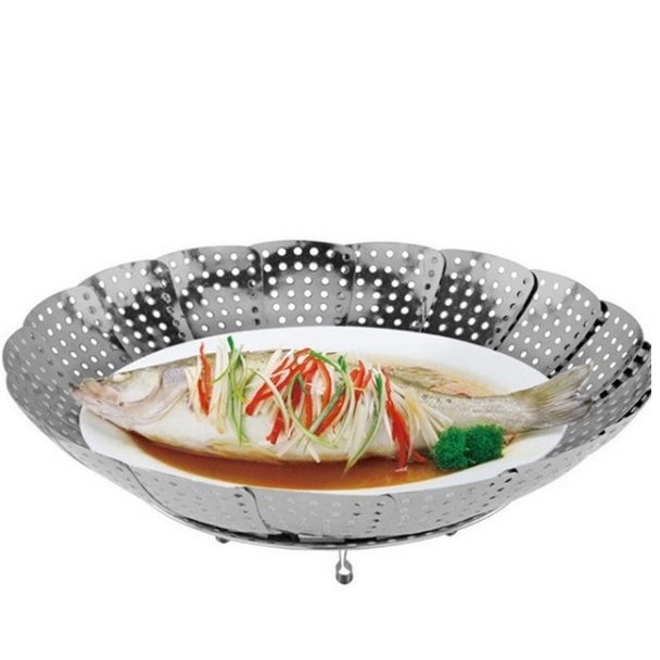 Rổ hấp - xửng hấp inox không gỉ, kích thước 24cm