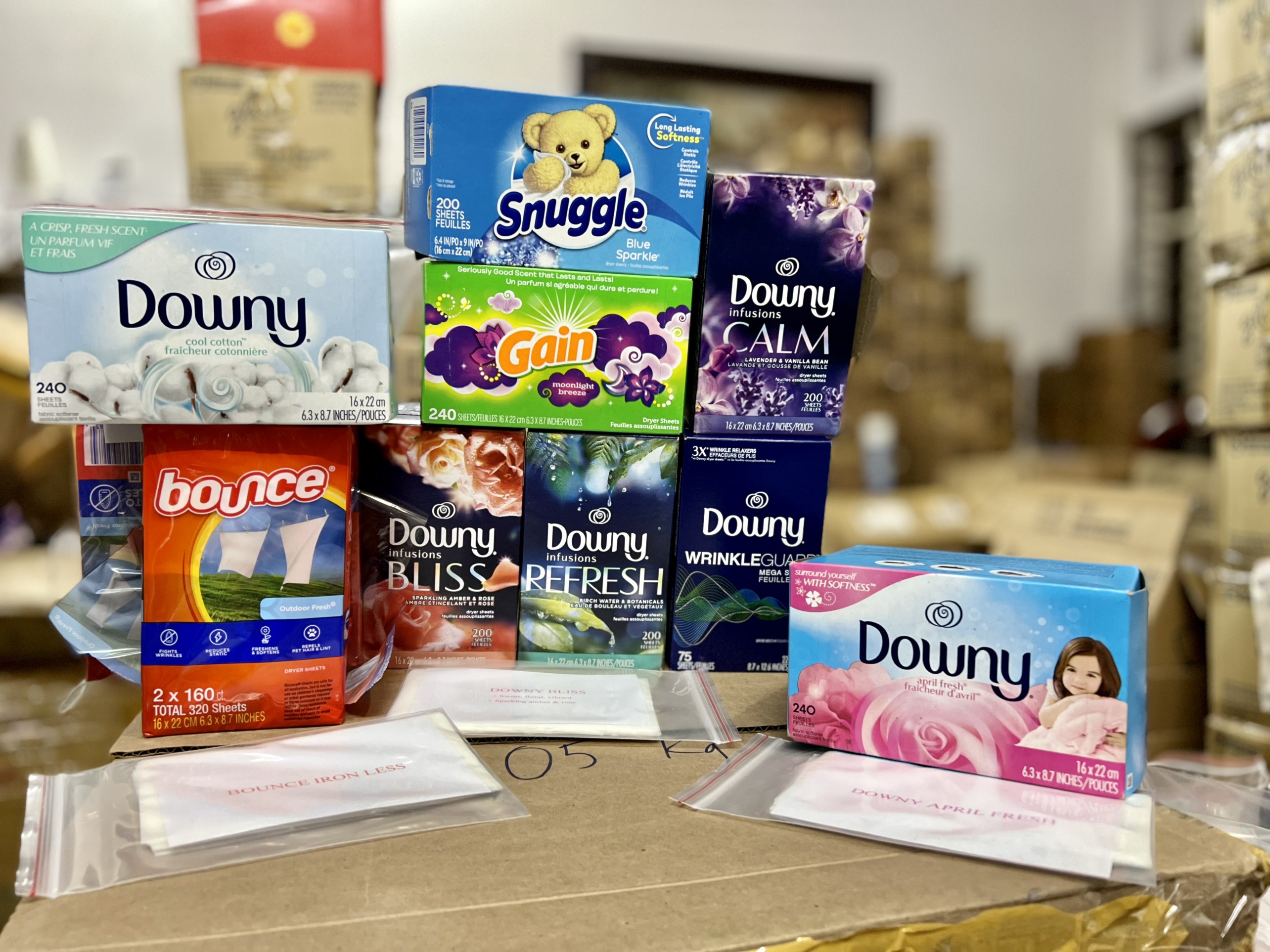 Tách Lẻ combo giấy thơm Downy / Bounce / Gain / Snuggle