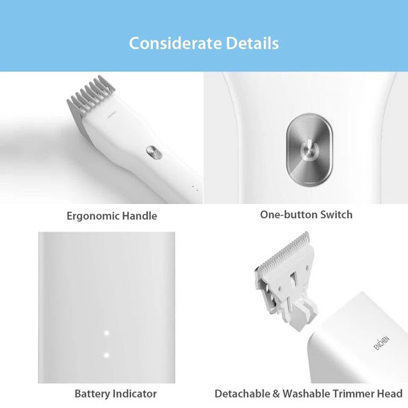 Tông đơ cắt tóc điện Xiaomi Enchen Boost cho trẻ em và người lớn