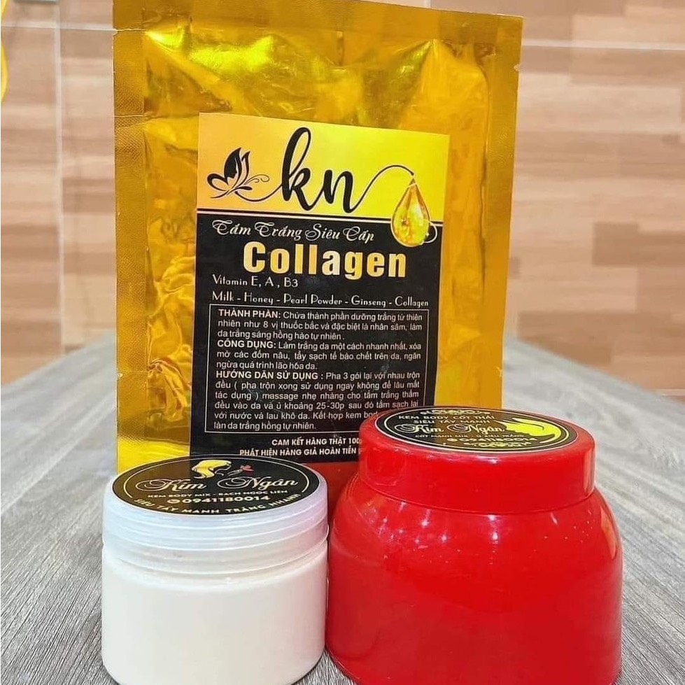 Combo Kem Body Siêu Trắng Ngày Đêm.