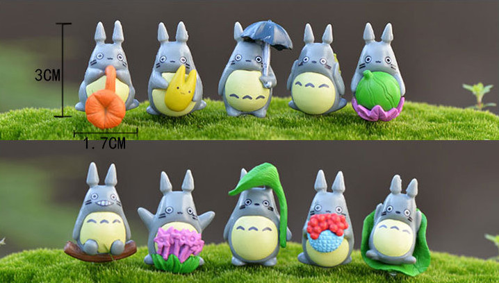 TT20 - TOTORO MINI trang trí tiểu cảnh sen đá xương rồng cây để bàn 3X1,7cm