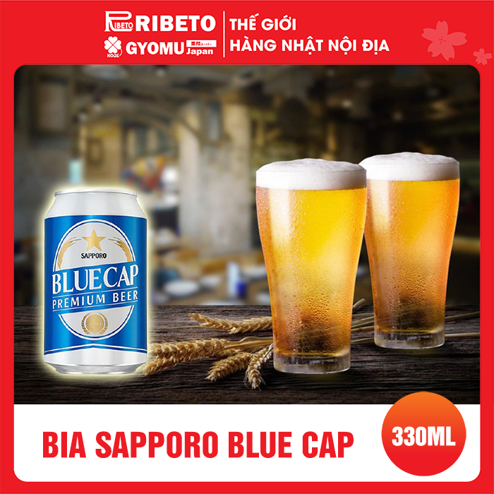 [Date 2022]- Bia Sapporo Blue Cap 330ml