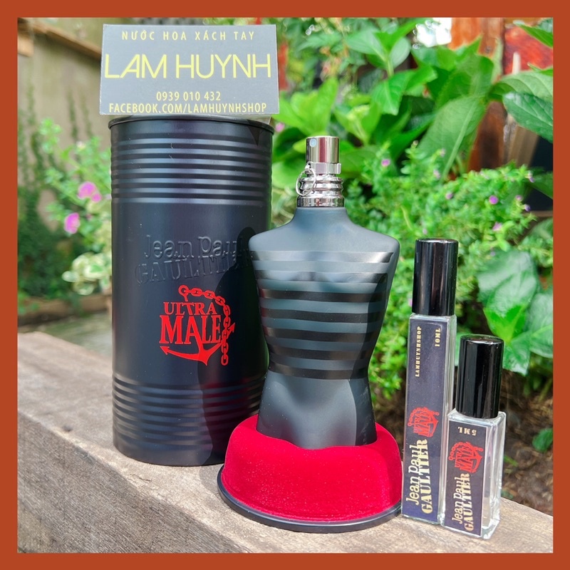 | mẫu thử | nước hoa jean paul ultra male 5ml - 10ml