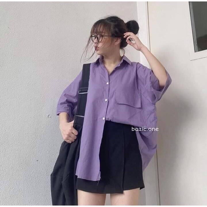 [Hót trend] Áo sơmi nam nữ siêu dễ thương