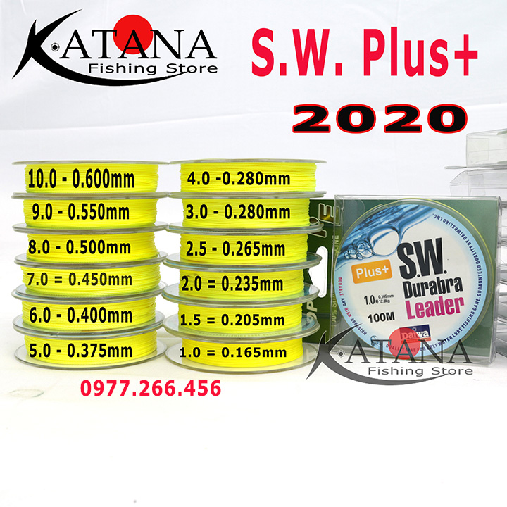 [HCM]dây câu dây pe dù lure dù sw plus+ 2020 màu vàng size 1.5 - 10.0