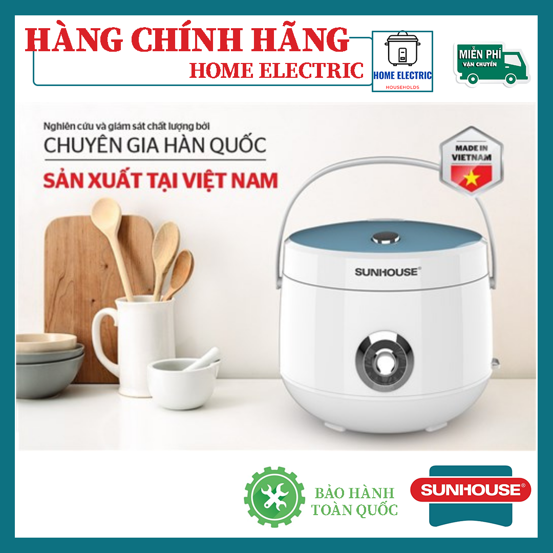 Nồi cơm điện 1.8 l sunhouse shd8606 chính hãng bảo hành 12 tháng trên toàn quốc