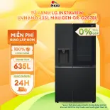 [Freeship nội thành HCM ] Tủ lạnh LG Inverter 635 lít Side By Side InstaView GR-G257BL - Tích hợp WIFI - Smart ThinQ™Lấy đá bên ngoài, Lấy nước ngoài diệt khuẩn UV nano, Làm đông nhanh, Khoá trẻ em