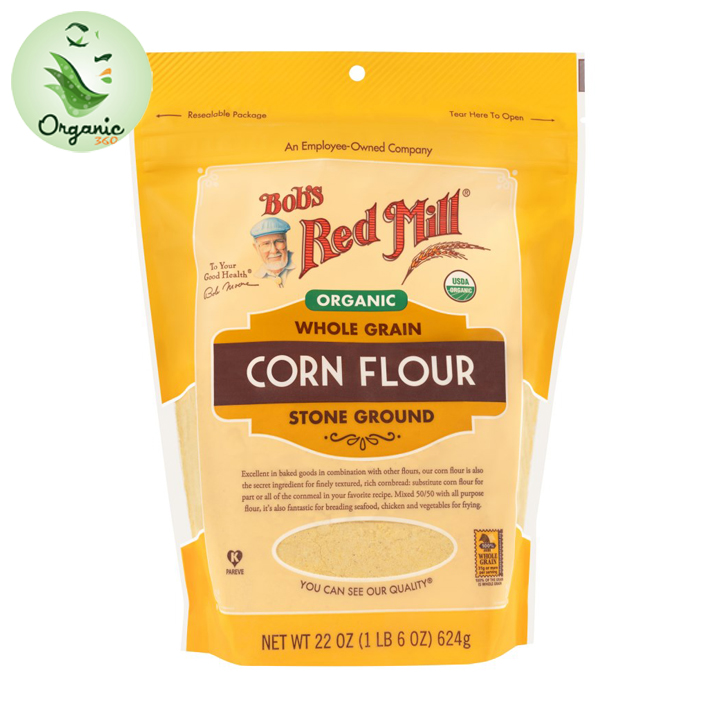 Bột bắp hữu cơ bob's red mill 624gr - organic corn flour