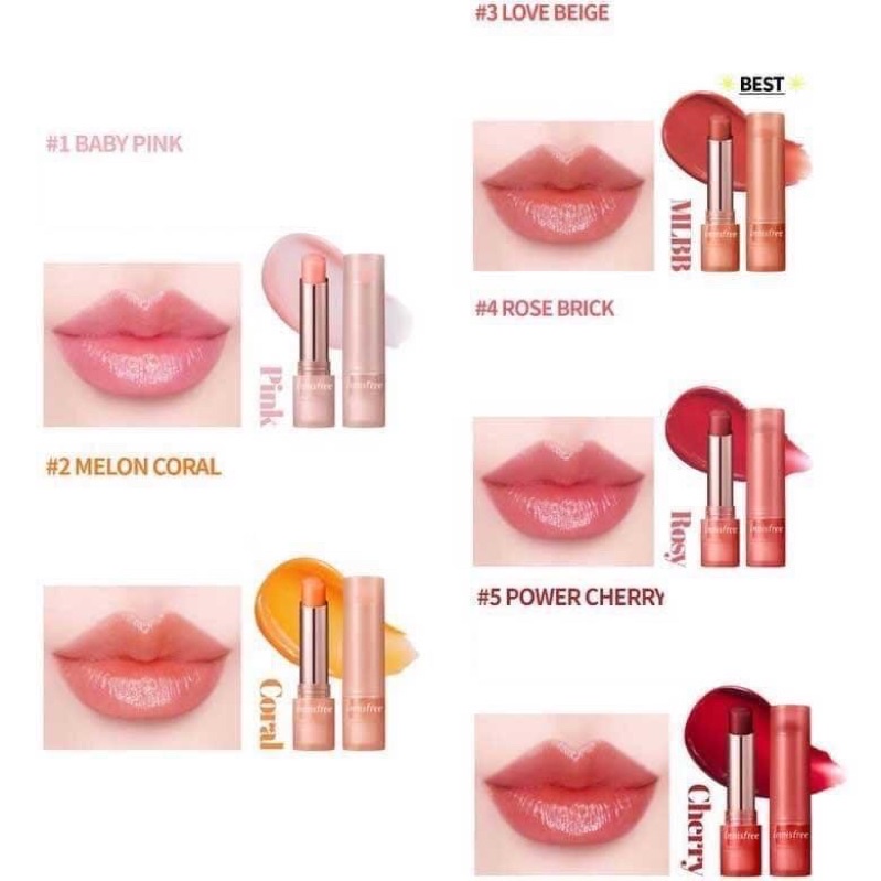 Son dưỡng innisfree dewy tint lip balm