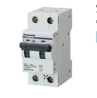 Mcb 2p10a cầu dao tự động din bbd2102cnv panasonic