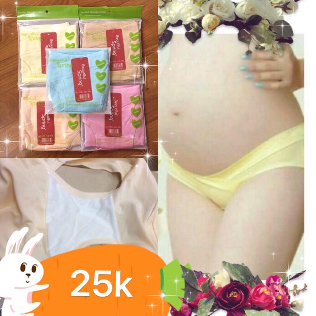 Quần chip bầu cạp chéo cotton thoáng mát
