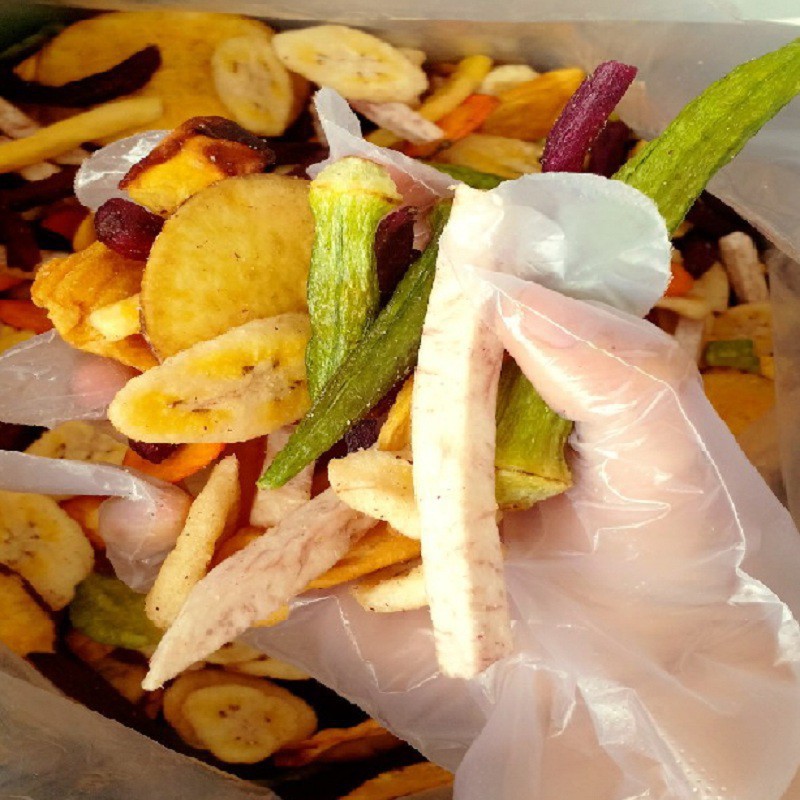 Loại xuất khẩu - 1kg trái cây sấy giòn đà lạt