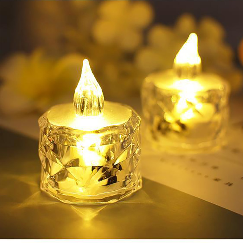 Nến điện tử mini - Nến khúc xạ trang trí kèm pin