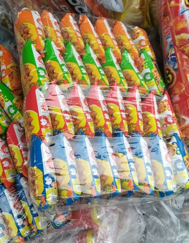 OHIHI- bánh snack que mini Ohihi tuổi thơ hương vị tôm