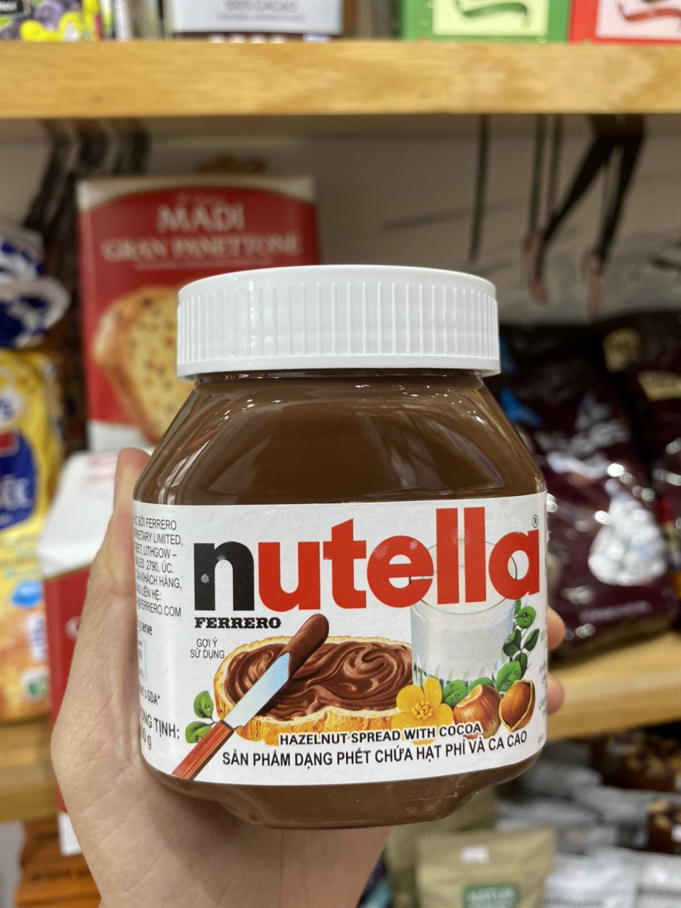 Date 12/26 bơ hạt phỉ phết cacao nutella