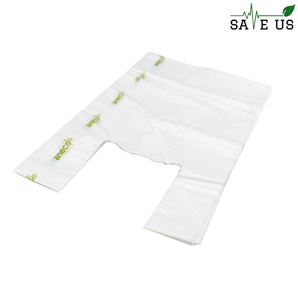Túi bột ngô, túi shopping 20x38cm - hộp 25 túi