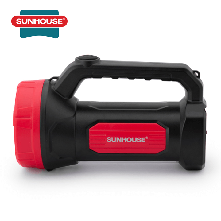 Đèn pin xách tay 2 chức năng Sunhouse SHE-8100 - Đèn pin siêu sáng - Đèn pin chính hãng
