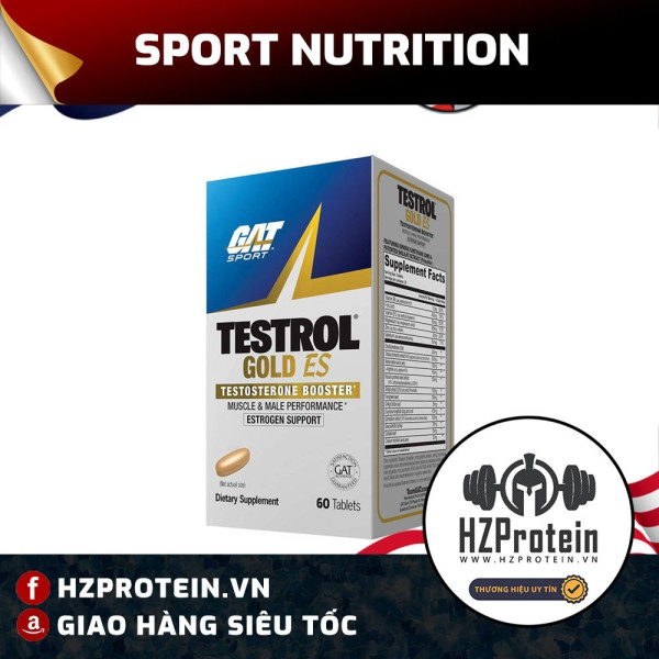 GAT Sport Testrol Gold ES, Hỗ trợ tăng cường cơ bắp và sức mạnh nam giới