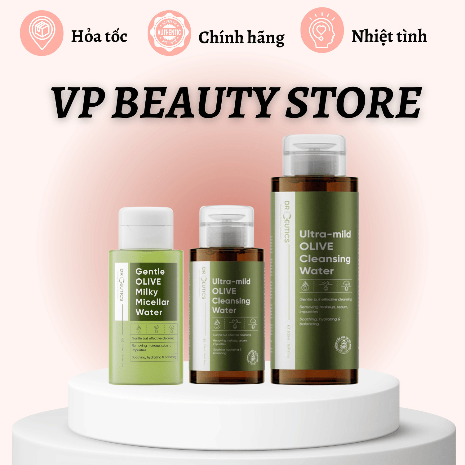 Nước Tẩy Trang DrCeutics Ultra-mild Olive Cleansing Water