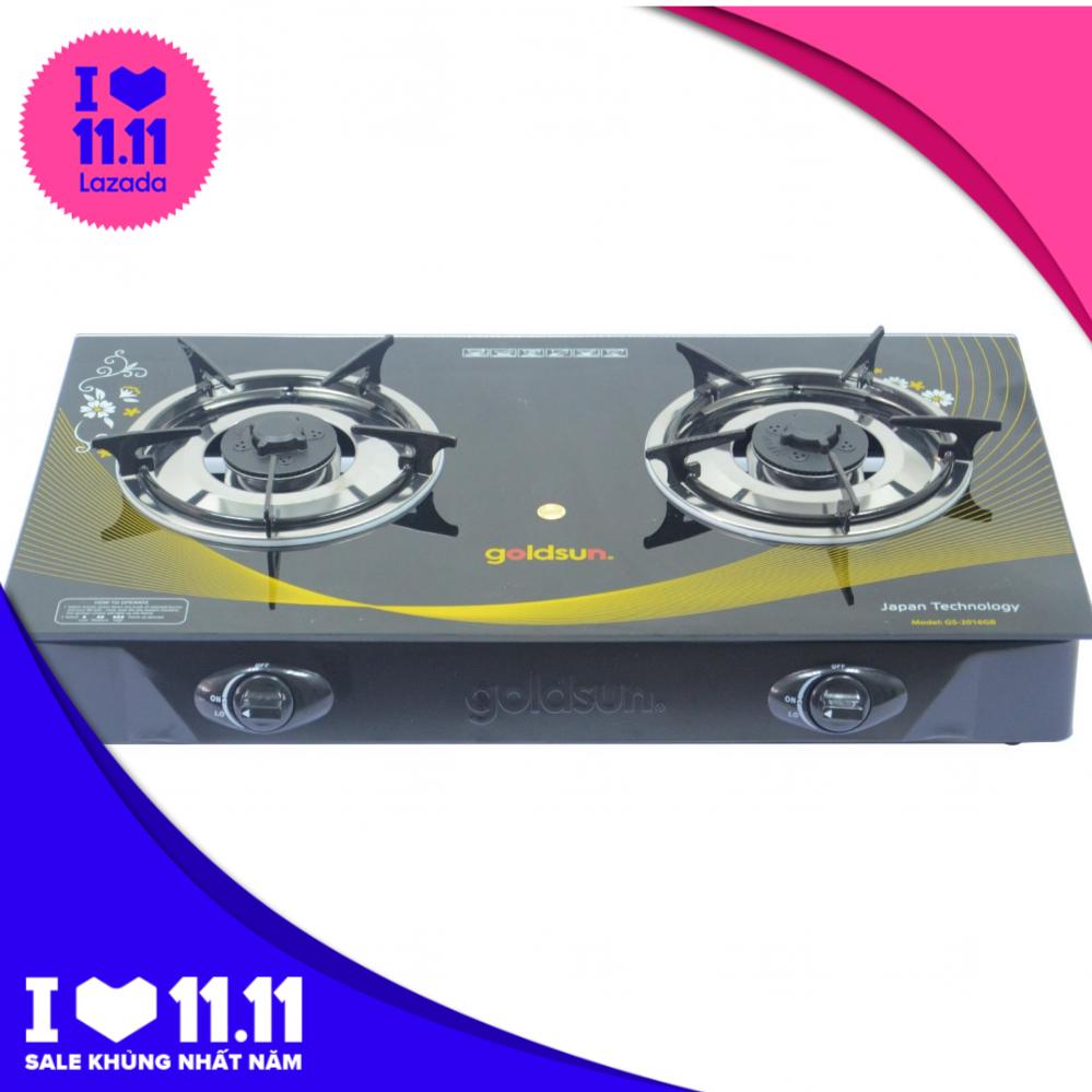 Bếp gas đôi để bàn goldsun công nghệ nhật bản gs-2016gb