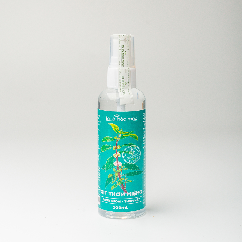 Xịt thơm miệng bạc hà Tôi Là Thảo Mộc 100ml