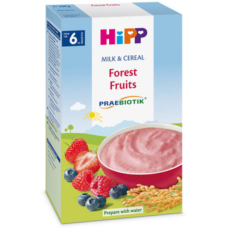 Bột ăn dặm HIPP sữa hoa quả rừng cho bé từ 6 tháng