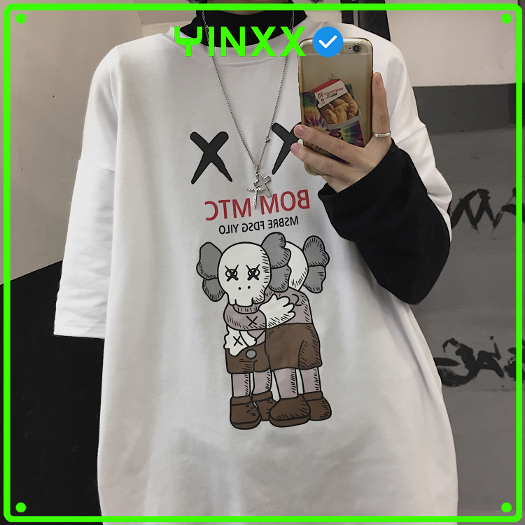 Áo thun tay lỡ (không kèm tay dài) - Áo tay lỡ form rộng Unisex ATL28