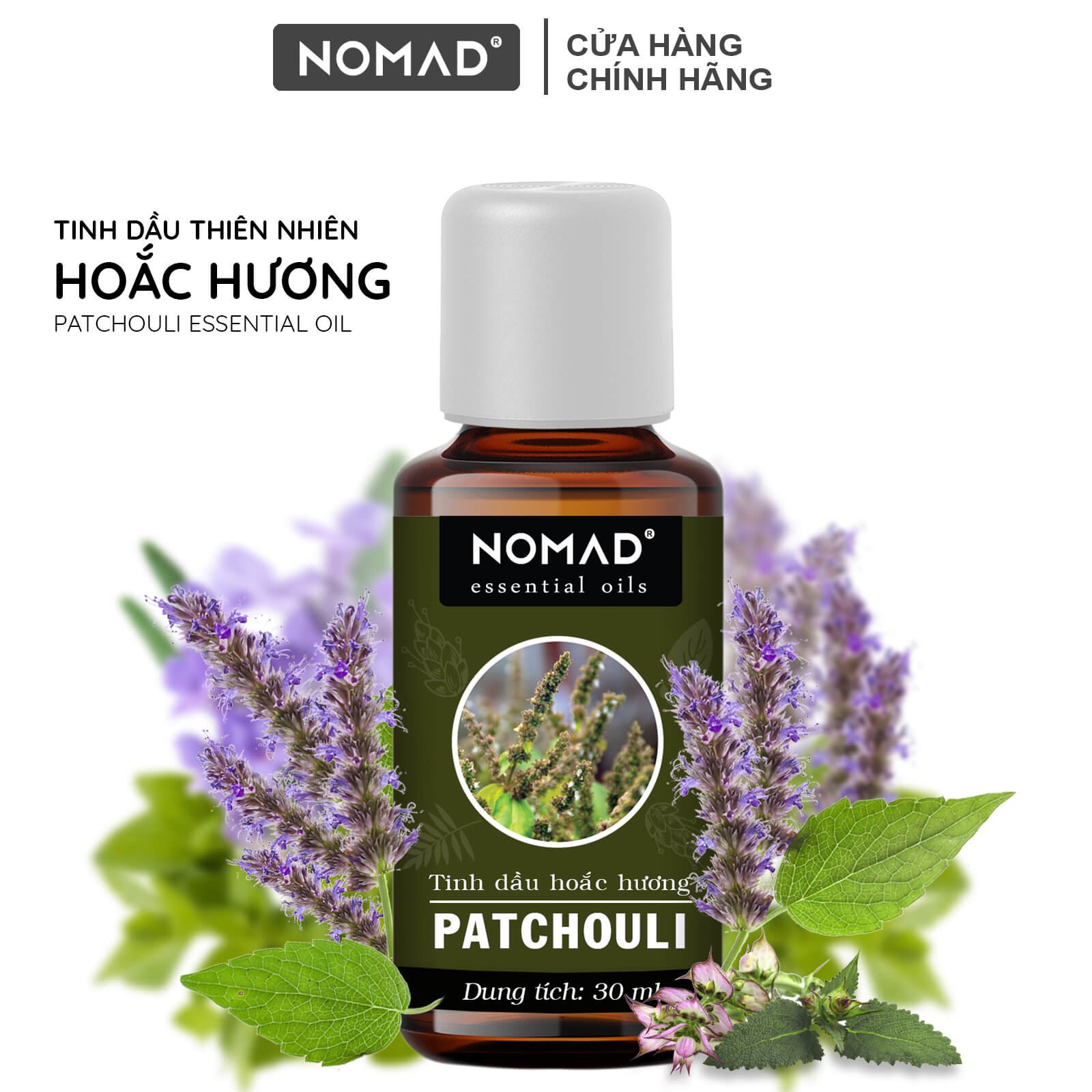 Tinh Dầu Hoắc Hương Nguyên Chất Nomad Patchouli Essential Oil