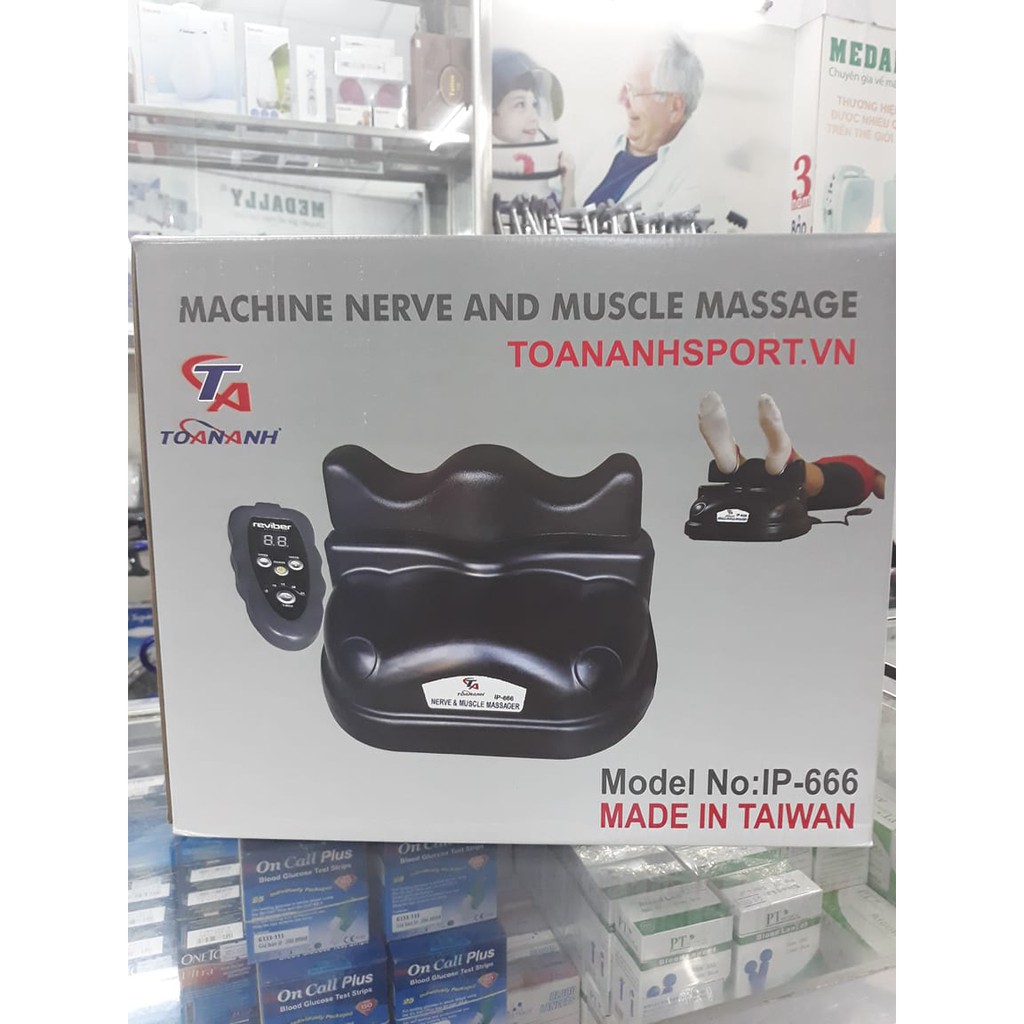 Máy lắc bồi dưỡng oxy ip-666 máy lắc chân tuần hoàn máu