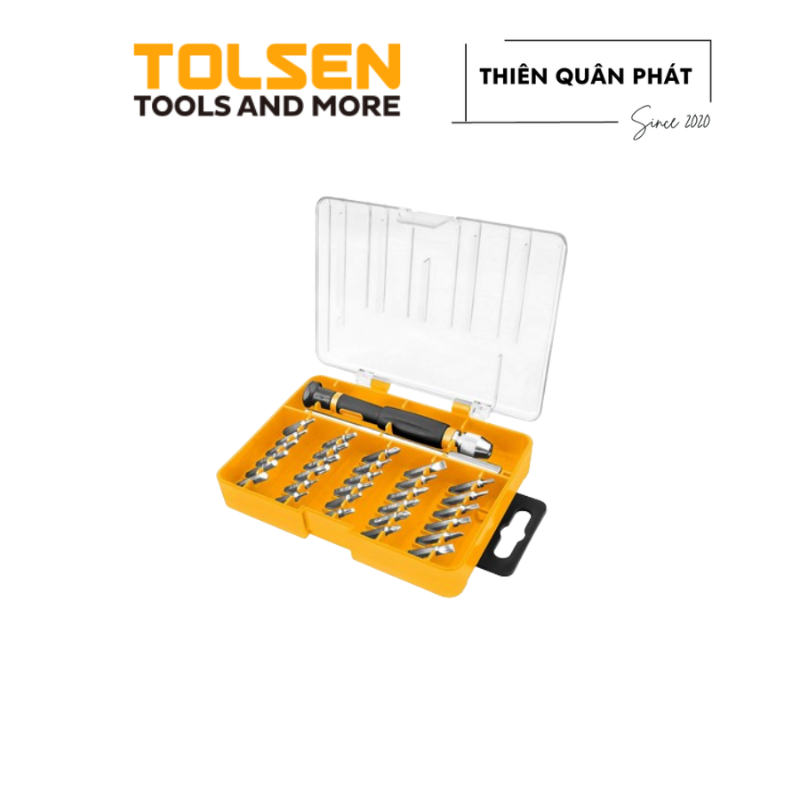 Bộ tua vít đa năng 32 đầu Tolsen 20047 dùng sửa đồng hồ, điện thoại