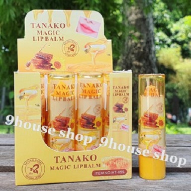 01 son dưỡng môi mật ong & hoa cúc tanako lip magic thái lan
