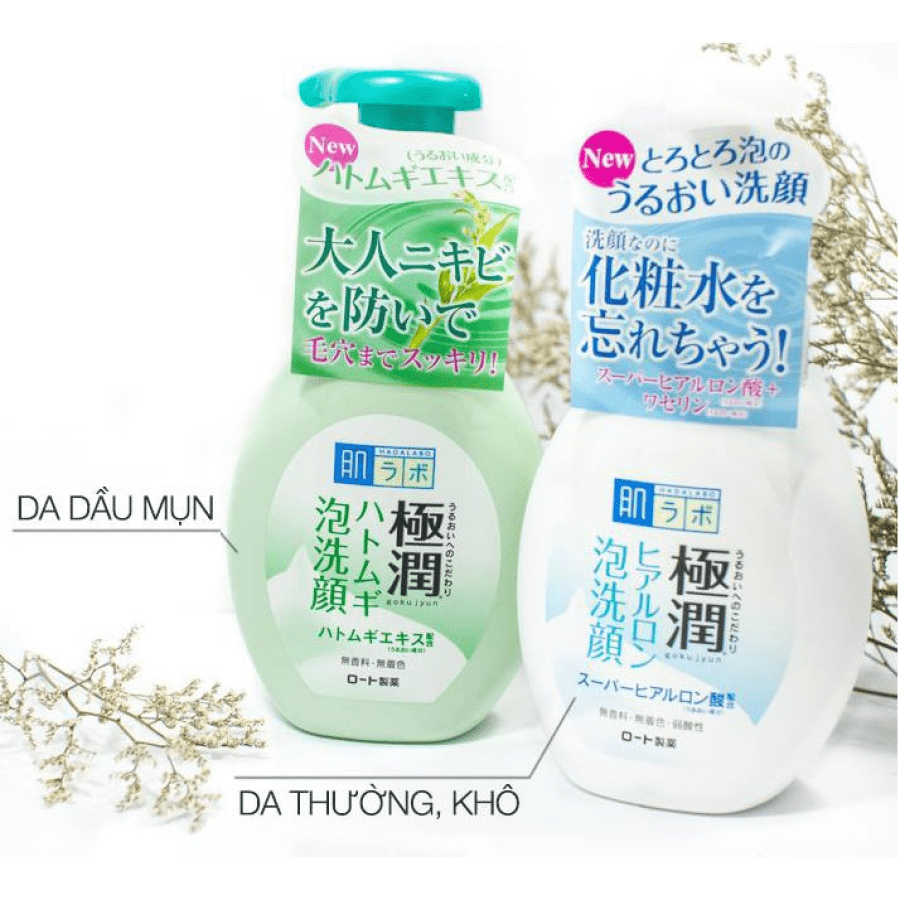 Sữa rửa mặt hada labo tạo bọt nhật bản