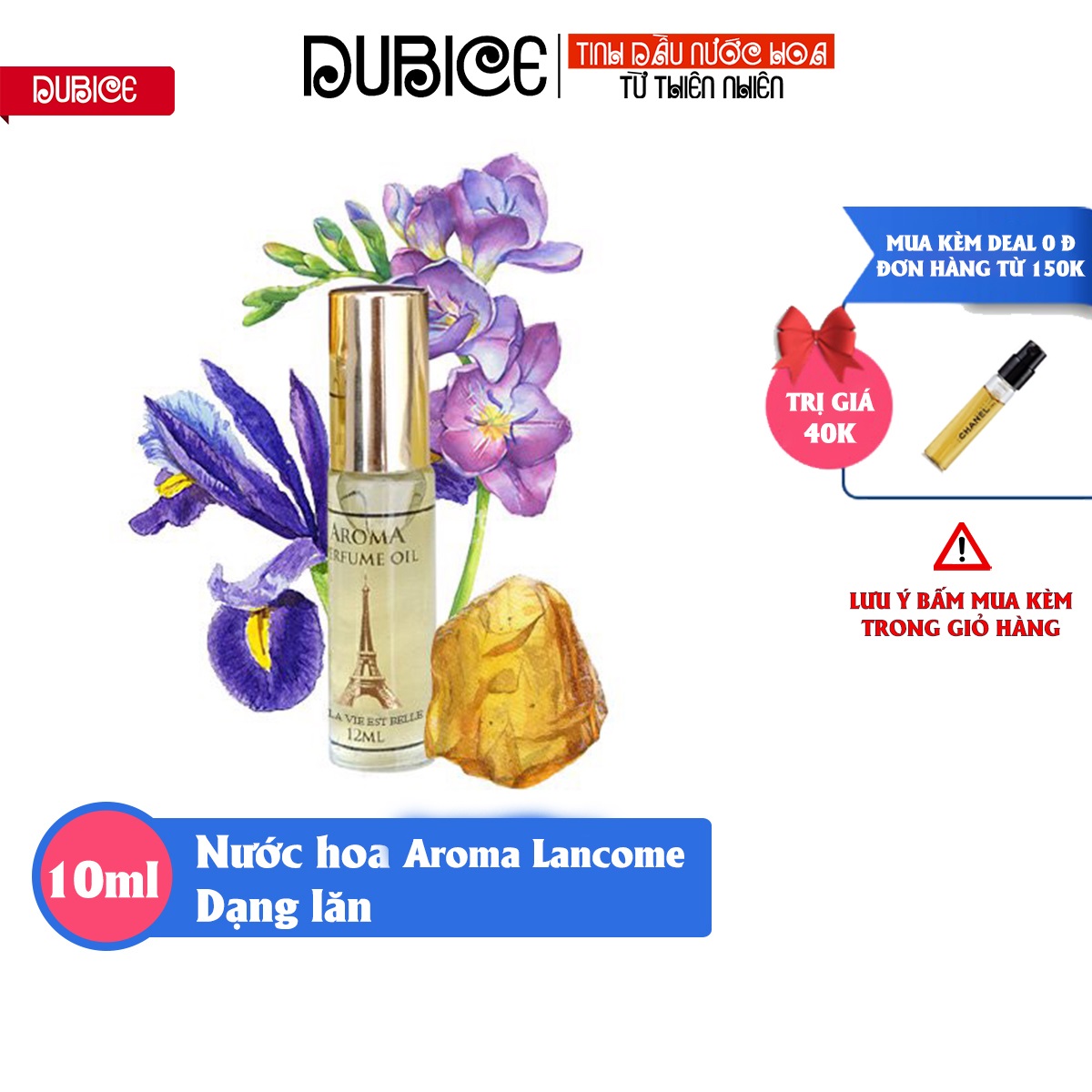 Tinh dầu nước hoa Aroma Laviest dạng lăn 10ml