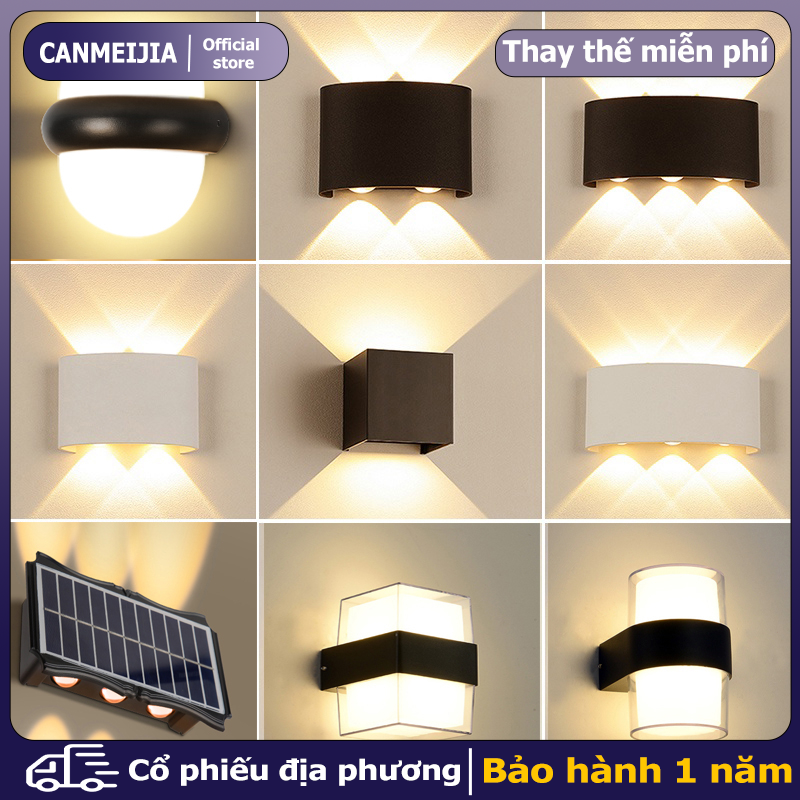 đèn ngủ gắn tường 4W 6W 8W đèn gắn tường đèn trang trí gắn tường 220V đèn tường hiện đại Phòng khách phòng ngủ, decor phòng ngủ, đèn hắt tường ngoài trời