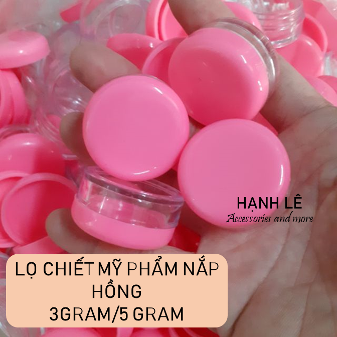 10 lọ chiết 3gram chiết mỹ phẩm, kem nền, kem, chất lỏng tiện mang theo du lịch