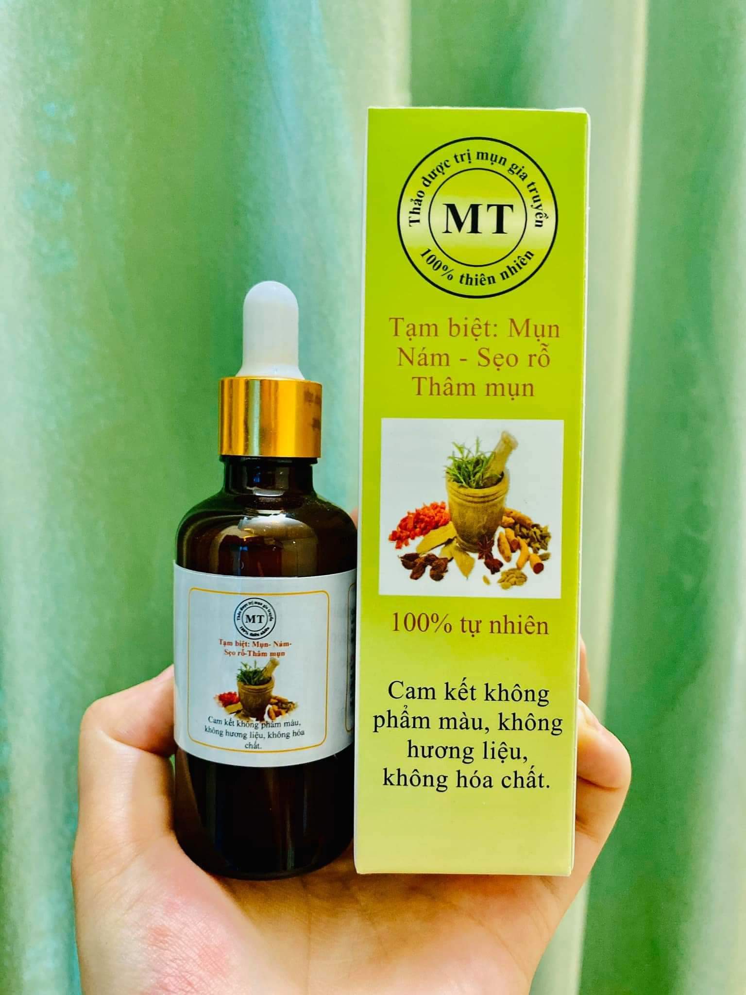Thảo dược mt sạch mụn thâm rỗ triệt để