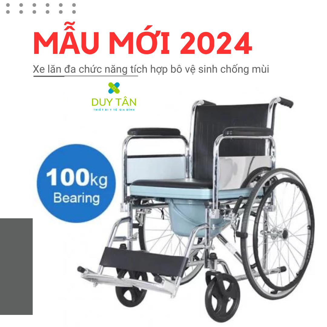 Xe lăn có bô vệ sinh xếp gọn OneX