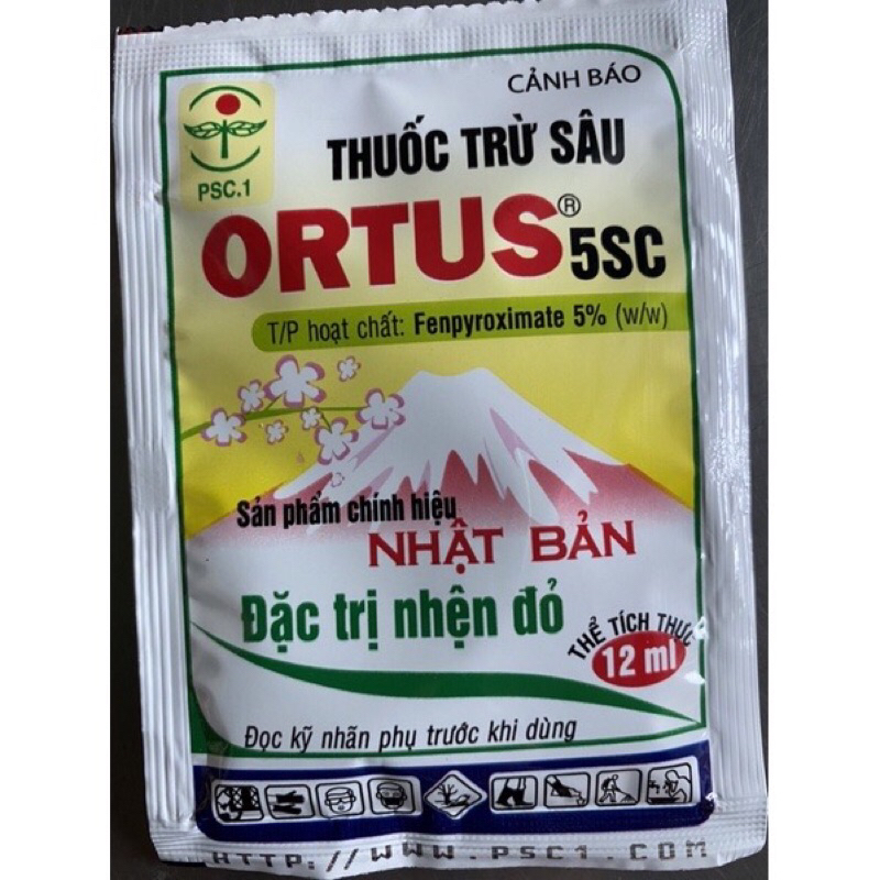 Chế phẩm diệt Nhện đỏ cây trồng, Hoa cây cảnh gói 12ml