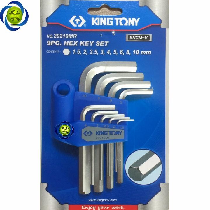 Bộ lục giác ngắn kingtony 20219mr 9 cây