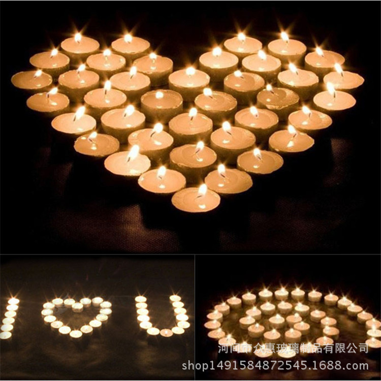 Nến tealight tròn trắng - 10 cái/bịch , phụ kiện trang trí sinh nhật, Fubao Store
