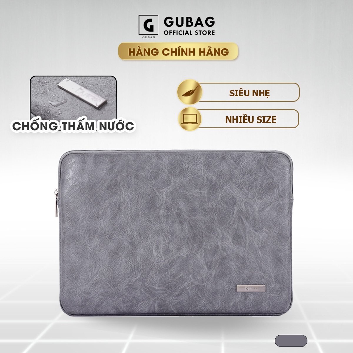 Túi chống sốc Macbook, Laptop cao cấp, chống sốc Macbook 13 inch, 14 inch, 15 inch, 16 inch, chính hãng Gu Bag