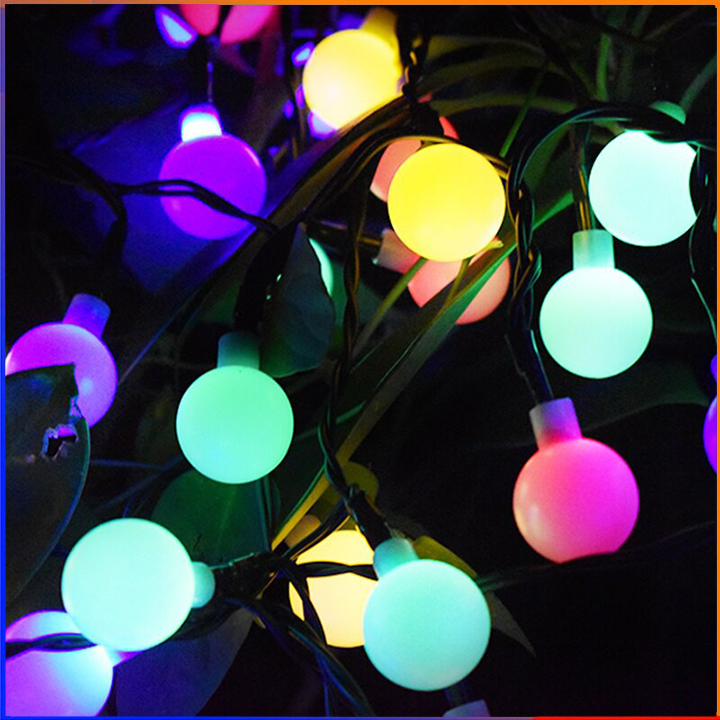 Đèn Led Pha Lê Trong Suốt Dây Dài 5m chống nước